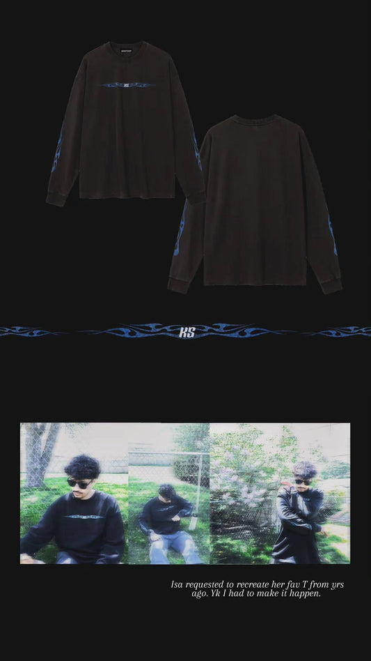 VTG "Flame" LS T -Blue